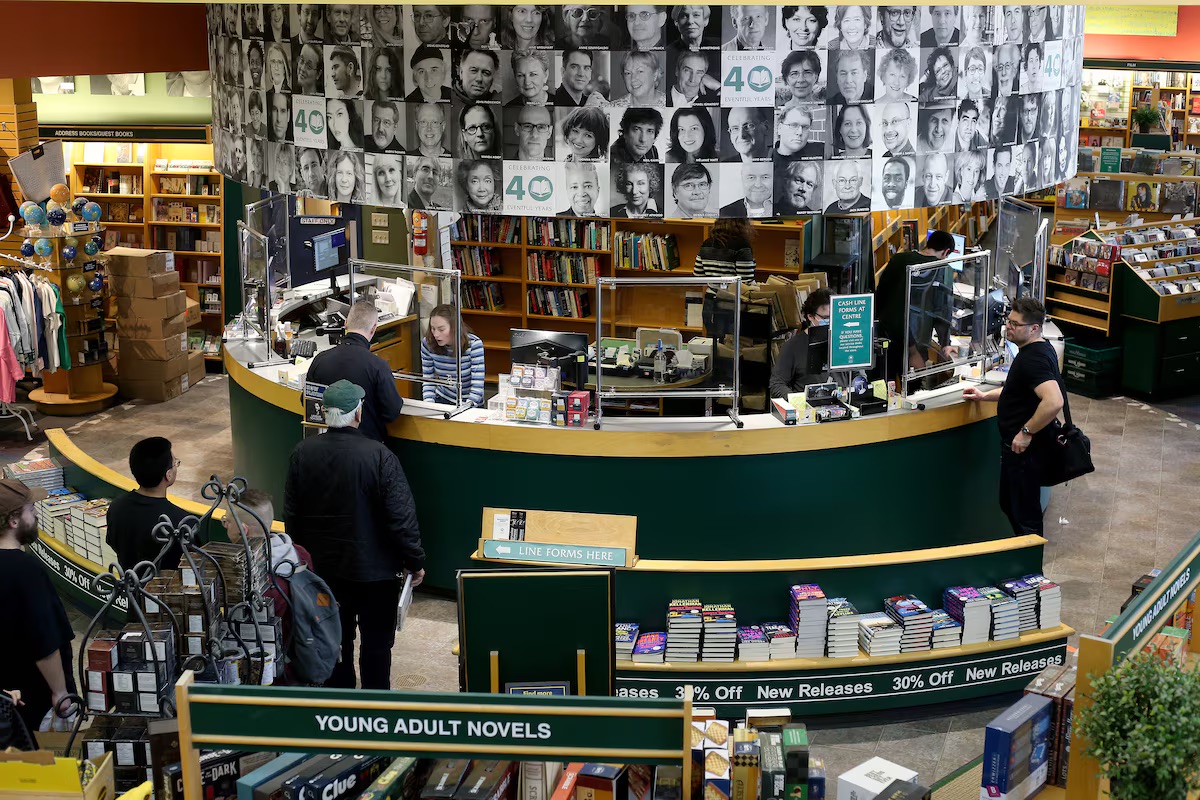 interior of a McNally Robinson bookstore