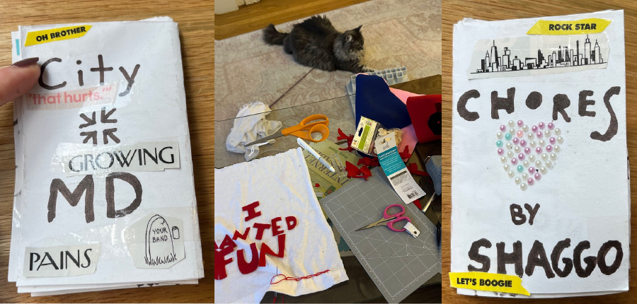 DIY crafts of the single and album artwork